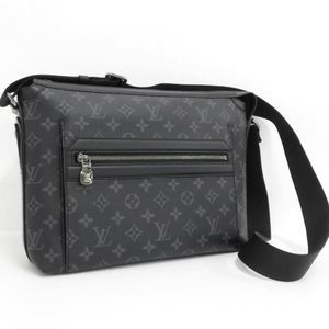 Louis Vuitton Odyse Messenger PM Shoulder Bag Monogram Eclipse Black